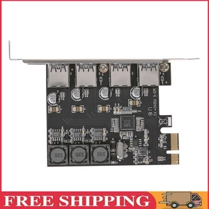 SSU U3V04S+ 4 Port USB 3.0 PCIe Erweiterungskarte PCI Express USB Hub Adapter - Afbeelding 1 van 10