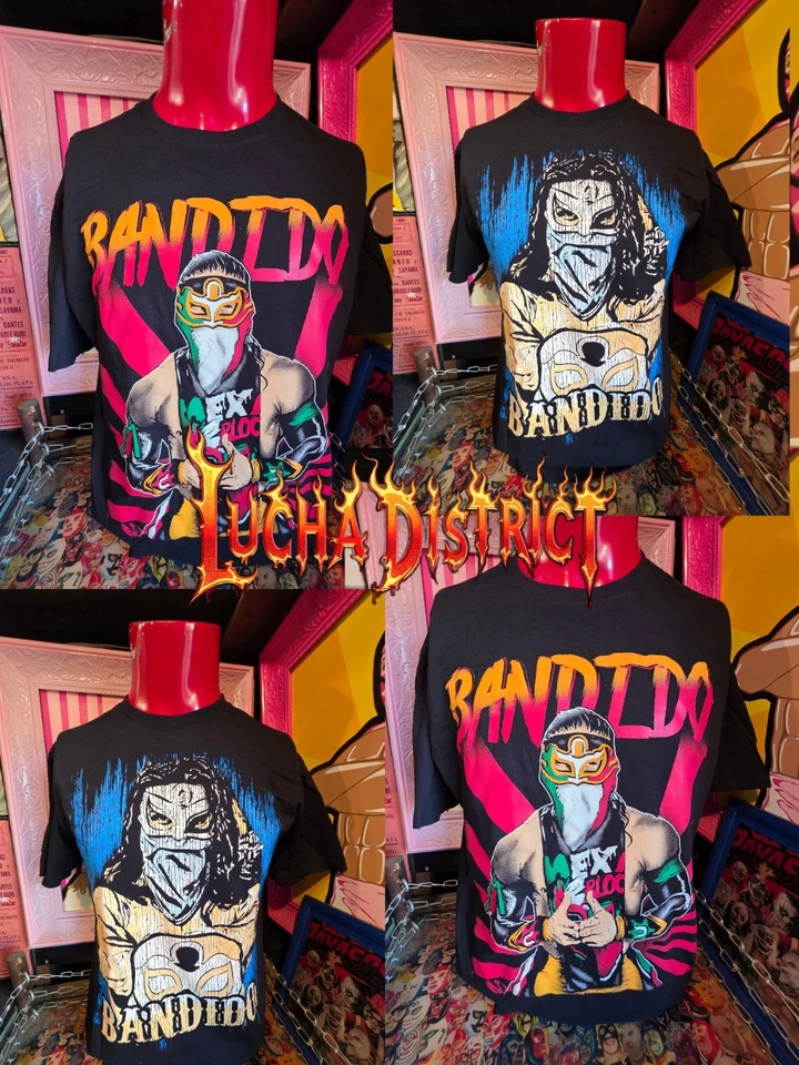 Camisas adultas Bandido lucha libre - Imagem 1 de 1