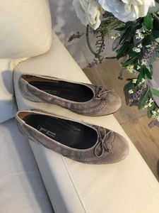 Ballerinas,  Paul Green, Wildleder, 38,5, taupe, Absatz 1,5cm, gebr., sehr gut - Bild 1 von 5