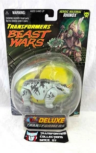 Transformers 1999 Beast Wars Deluxe Class Fox Kids Rinox MOSC - Picture 1 of 2