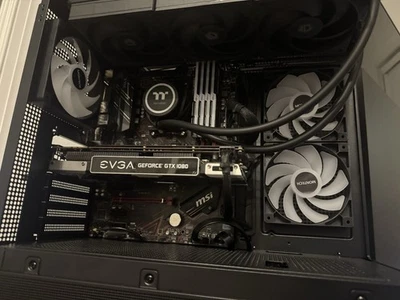 PC Tower/Ryzen 7 3700x enfriador de agua/gtx 1080/1tb Nvme Ssd/32 Gb Trident Ram Foto 1 de 3