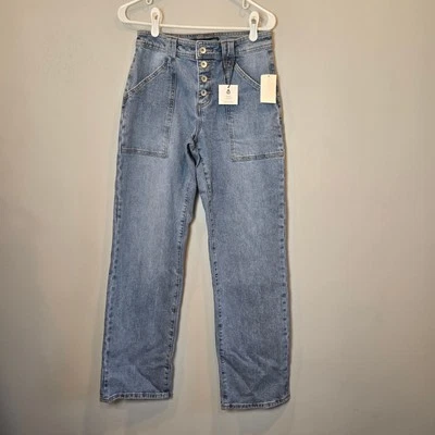 Sanctuary Modern Supply Jeans Womens 27 NWT Button Fly High Rise - Изображение 1 из 4