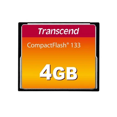 Transcend 4GB CompactFlash 133 Memory Card (CF Card) Up to 50/20 MB/ (UK IMPORT) - Image 1 of 4