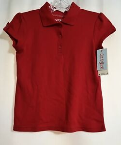 Cat & Jack Girl’s Red School Uniform Top Size M (8) New