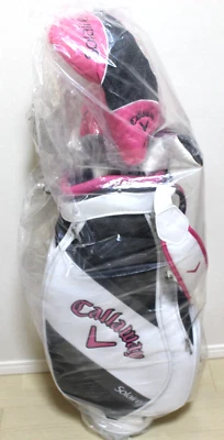 CALLAWAY SOLAIRE Ladies 8 Club Set with Caddy Bag Head Cover 2018 Model Pink - Image 1 of 4