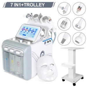 7-in-1 Hydrogen Oxygen Facial Machine Professional Spa Machine & Trolley - Picture 1 of 11
