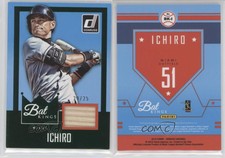 2016 Panini Donruss Bat Kings Green /25 Ichiro Suzuki #BK-I