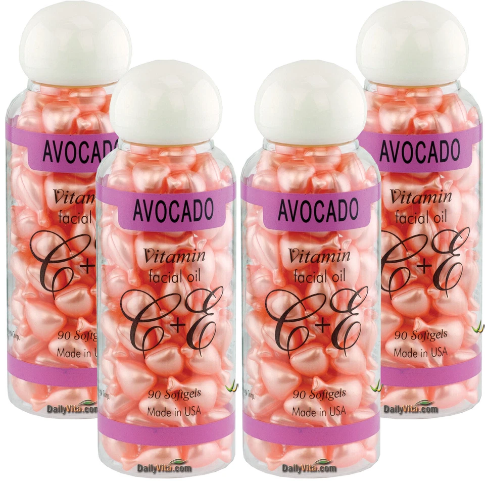 Cosmo Selection Avocado Vitamin Facial Oil 60 Softgels
