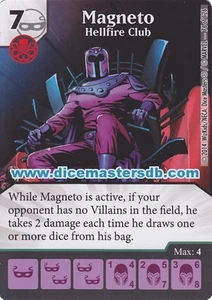 Magneto Hellfire Club #76 - Uncanny X-Men - Marvel Dice Masters - Picture 1 of 1