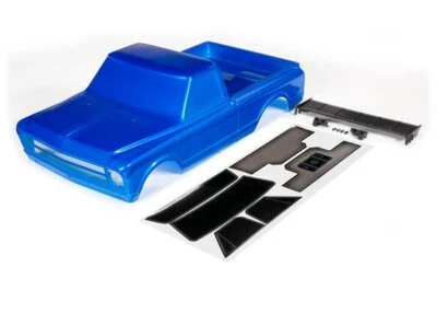 Chevrolet C10 Body w/Wing (Blue w/Decals) - Traxxas #9411X - Image 1 of 4