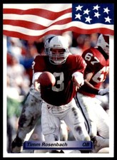 1992 All World Sports Timm Rosenbach Football Cards #77