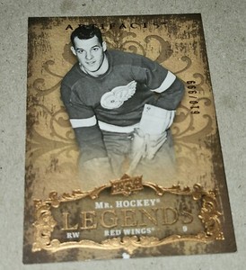 2008-09 Upper Deck Artifacts Legends /999 Gordie Howe #133 Detroit Red Wings HOF