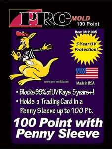 10 Pro-Mold 100PT Mag Card Holders w Penny Sleeve MH100S - Free Shipping Always! - Picture 1 of 2