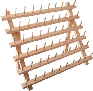 June Sastre Mini Mega Rack 60 Carrete Cono Hilo Comerciante Soporte de Costura JT-672 - Imagen 1 de 1