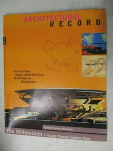 ARCHITECTURAL RECORD MAGAZINE JUNE 1999 MILLENNIUM ZOCALO MEXICO CITY RENEWAL - Bild 1 von 2