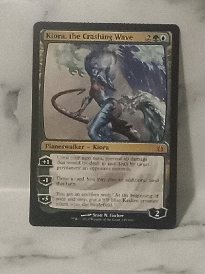 MTG Magic - Kiora, the Crashing Wave - Born of the Gods - Mythic Rare  - Image 1 of 1