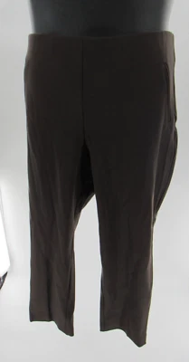 Chicos So Slimming Juliet Straight Leg Dark Brown Pants Size 16(3 Petitte): New! - Image 1 of 4