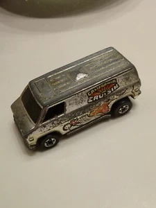 1974 Hot Wheels Red Line Diecast California Crushin Silver Van - Picture 1 of 4