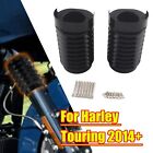 Widelec Boot Slider Cover Cow Bells do Harley Touring Road Street Glide FLTRXS