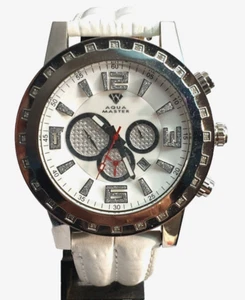 Aqua Master mens quartz white face with chrono circa 20077 - Picture 1 of 11