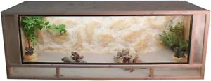 OSB - Holz Terrarium - Front aus massiven Fichtenhholzrahmen - 100x50x50cm - Bild 1 von 1