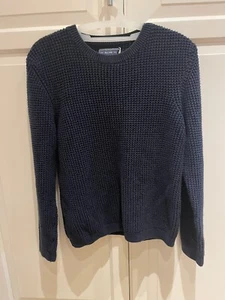 Topman Men's Jumper - Small - Navy Blue - Never Worn - Non Smoking Household - Picture 1 of 5