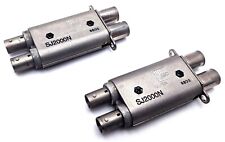 Lot of 2 ADC SJ2000N Standard Size Dual 75 Ohm Self-Normalizing Video Jack SD