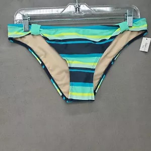 Gap Body donna bikini fondo taglia small verde stampa a righe - Foto 1 di 12