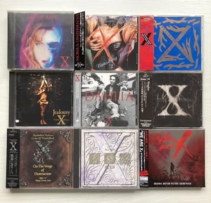 X Japan CD We are X Blue Blood Jealousy Vanishing Vision DAHLIA set of 9 CDs - Picture 1 of 24