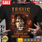 Jesus Is My Savior Lion Is My Spirit Animal Shirt S 5Xl