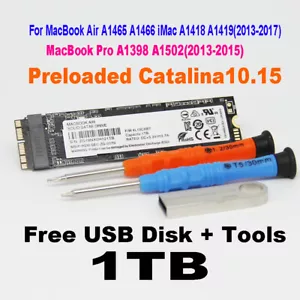 NEW 1TB SSD For 2013 - 2017 MacBook Air A1465 A1466 MacBook Pro A1502 A1398 IMAC - Bild 1 von 7