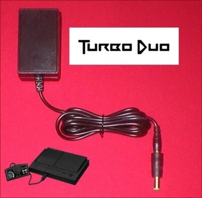 Enchufe de cable de alimentación adaptador de CA de 10 V para el sistema de consola NEC Turbo Duo NUEVO Foto 1 de 3