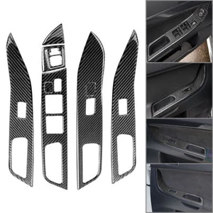 Cubierta de panel de interruptor de elevación de ventana de 9 piezas para Mitsubishi Lancer EVO X MR 2008-2015 14 - Imagen 1 de 11