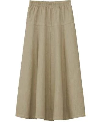 Девочка ультра мягкий легкий джинсовой ткани подходит и расклешенный трапециевидный макси юбка - Изображение 1 из 4