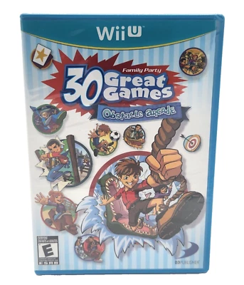 Family Party: 30 Great Games Obstacle Arcade (Nintendo Wii U, 2012) New US Ver. - Image 1 of 4
