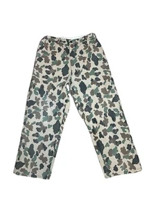 1960s Vintage Duck Camo SAFTBAK Men’s Hunting Pants, Water Repellent  - Picture 1 of 10