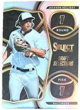 Jackson Holliday 2023 Panini Select Draft Selections Silver Prizm #DS6 Rookie RC