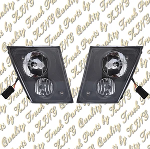 04-15 VOLVO VNL Fog Lamp Dual Bulbs Pair 20737496 20737497 ** REPRODUCTION - Picture 1 of 2