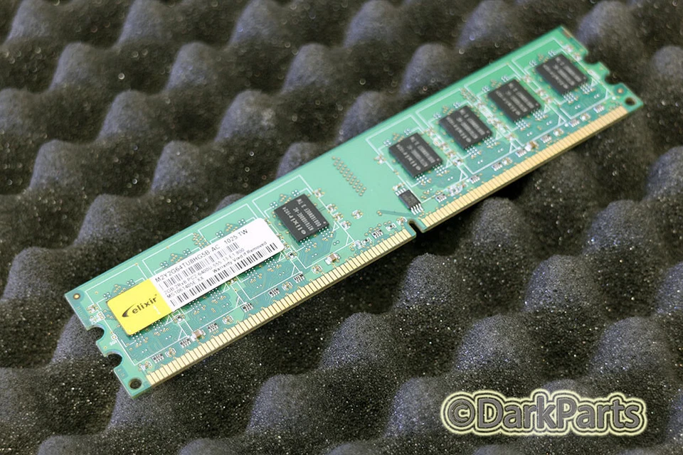 1x2GB Elixir M2Y2G64TU8HG5B-AC PC2-6400U-555-13-E1 2GB Memory RAM DDR2-800 - Image 1 of 1