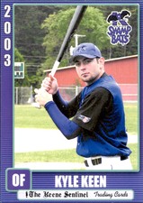 2003 Keene Swamp Bats Team Issue #30 Kyle Keen Leesburg Georgia GA Baseball Card