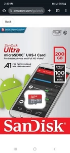 SanDisk Ultra MicroSD Cards (200GB/128GB) - Photo 1 sur 3