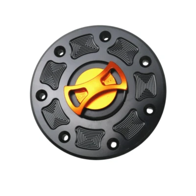 Orange Bow-tie Gas Fuel Tank Cap For Kawasaki ZX-11 ZXR400 Ninja ZX 6R/9R GPz - Image 1 of 3