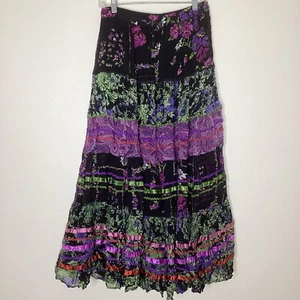 Anu Tiered Maxi Skirt Full Sweep NWT Sm - Picture 1 of 7