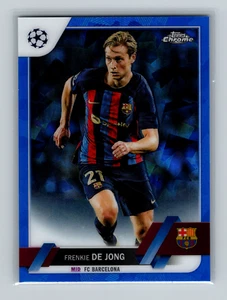 2022-23 Topps Chrome Sapphire UEFA #30 FRENKIE DE JONG - Foto 1 di 2
