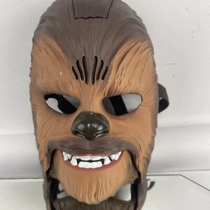 Star Wars CHEWBACCA MASK Electronic Talking Wookie Sounds 2015 Hasbro Working - Picture 1 of 5