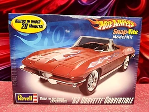 Revell 2007 / Hot Wheels Model Kit - 63 Corvette convertible sealed box - Picture 1 of 8