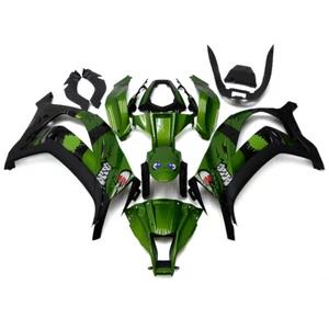 Bodywork for Kawasaki Ninja ZX10R 2011 2015 Injection Fairings Dark Green Black - Picture 1 of 1