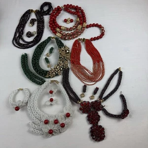 African Style Necklaces Lot - Picture 1 of 7