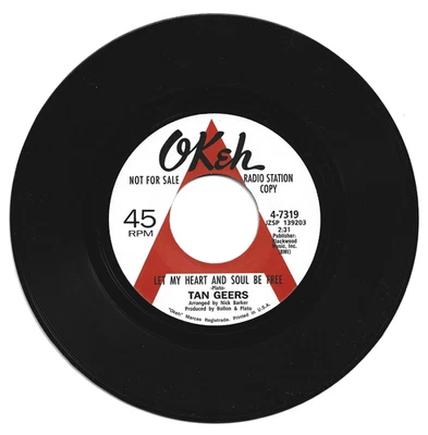Tan Geers  Let My Heart And Soul Be Free/Major Harris Call Northern Soul Listen - Image 1 of 2