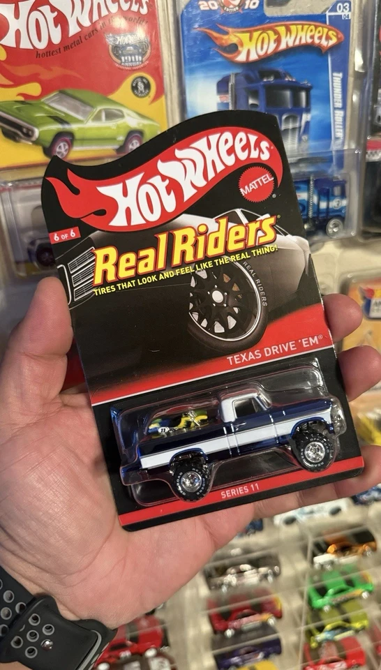 Camioneta pickup Ford 4x4 Hot Wheels Real Riders Texas Drive’em Foto 1 de 1